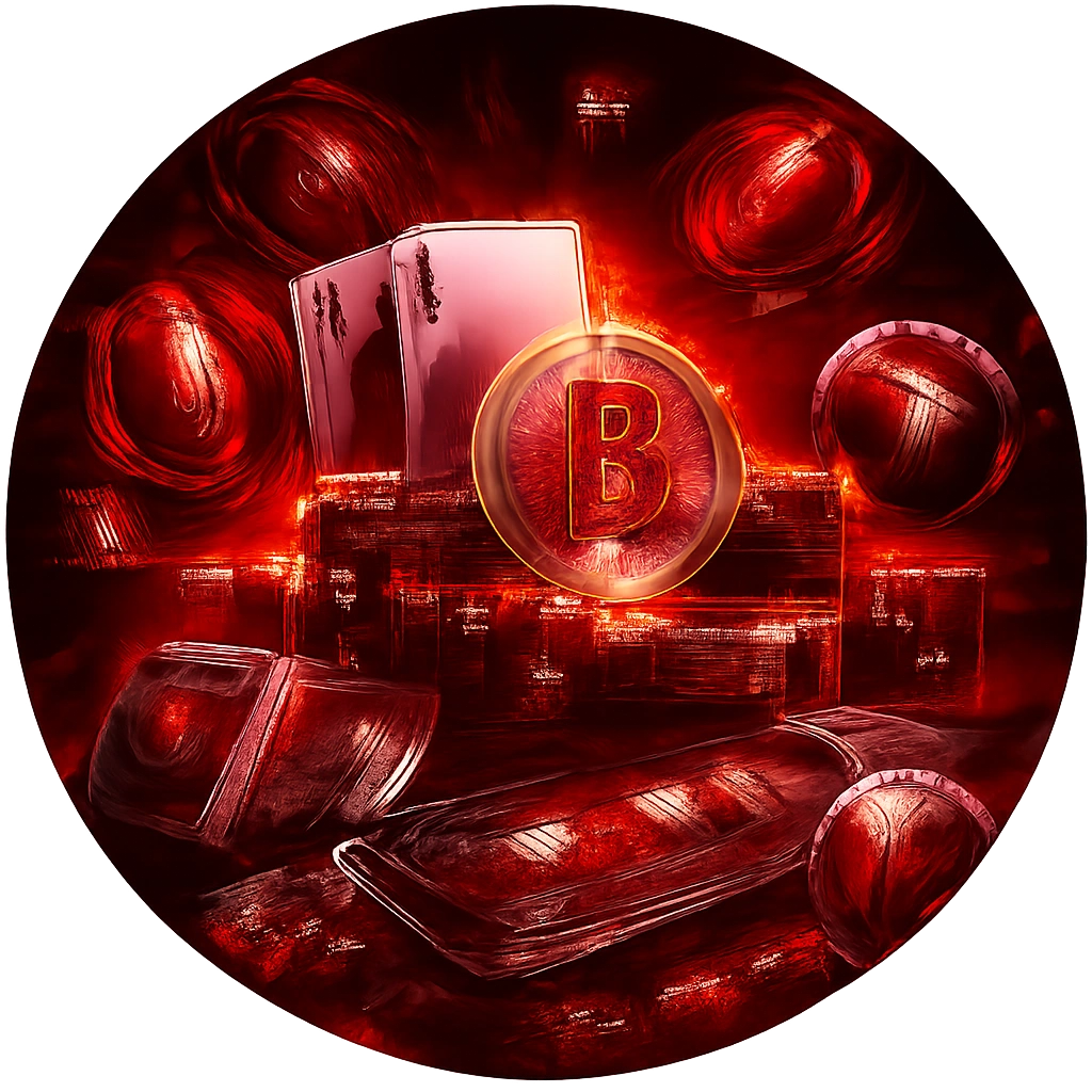 CoinPoker bitcoin coin with poker cards and sports balls