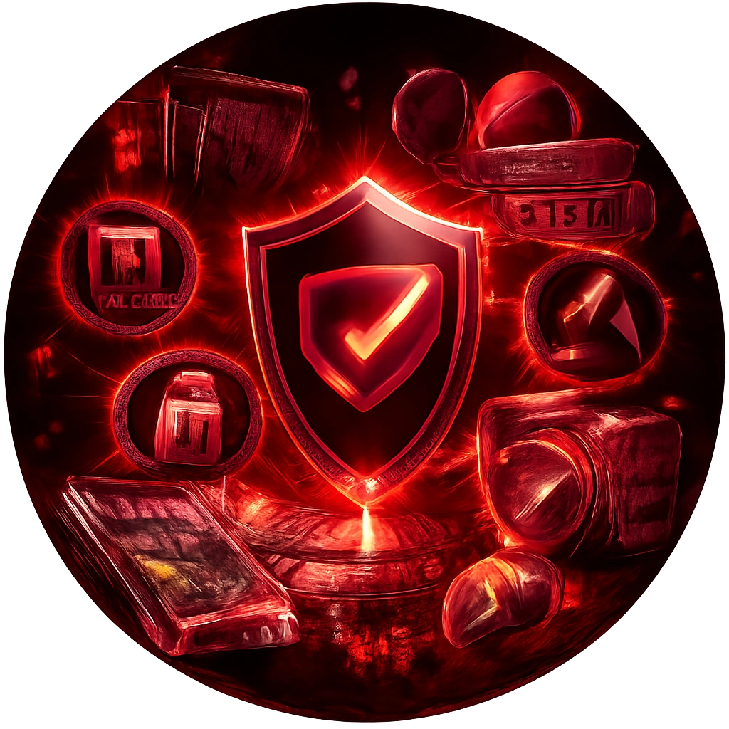 CoinPoker security shield with checkmark and poker icons